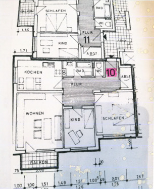 Foto - 3 Zimmer Etagenwohnung in Kaiserslautern