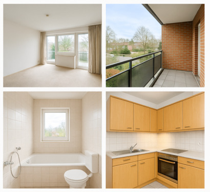 Foto - Zentrale 2-Zimmer-Wohnung Nähe Klinikum sofort beziehbar