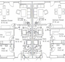 Zwei Doppelhaushälften in Tarp zu verkaufen