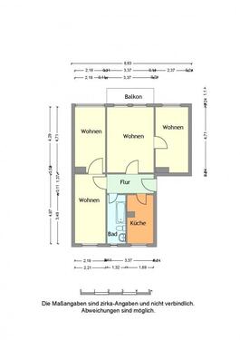 Foto - 4 Zimmer Erdgeschoßwohnung zur Miete in Merseburg
