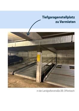 Foto - PKW-Stellplatz in der Tiefgarage zu vermieten