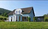 Foto - Einfamilienhaus Haus modernes Wohnhaus mit Garage Garten Freisitz