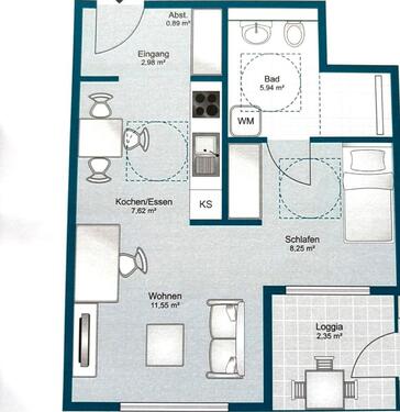 Foto - 1.5 Zimmer Etagenwohnung zur Miete in Lingen (Ems)