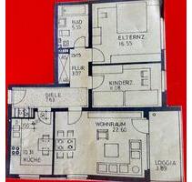 80 qm Wohnung Kinderzimmer Balkon WBS erforderlich! - Remscheid Remscheid-Süd