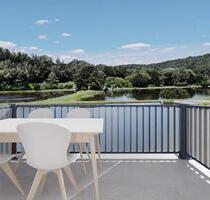 3-R-Wohnung mit Balkon und Blick aufs Wasser - Kirchberg