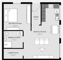 2 Zimmer Wohnung zu vermieten - 790,00&nbsp;EUR Kaltmiete, in Eppingen (PLZ: 75031)
