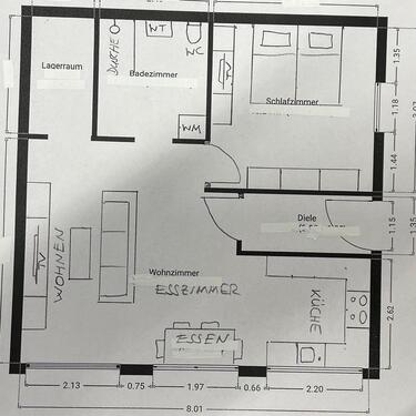 Foto - 2 Zimmer Erdgeschoßwohnung zur Miete in Eppingen