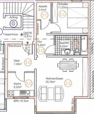 Foto - 3 Zimmer Etagenwohnung zum Kaufen in Ludwigshafen am Rhein