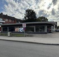 Gewerbefläche an gut frequentierter Straße mit 30 m umlaufender Schaufensterfront - Norderstedt Garstedt