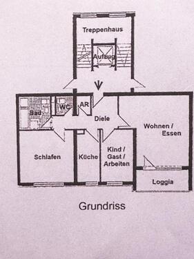 Foto - 3 Zimmer Etagenwohnung zur Miete in Haan
