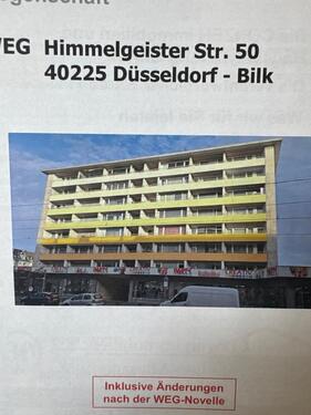 Foto - 2 Zimmer Etagenwohnung zum Kaufen in Düsseldorf