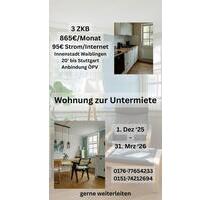 Wohnung zur Untermiete für 4 Monate Waiblingen Altstadt