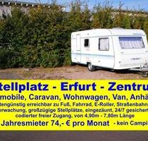 Stellplatz Abstellplatz Parkplatz Wohnmobil Caravan Wohnwagen EF - Erfurt Johannesvorstadt