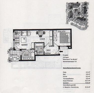 Foto - 2 12 Zimmer Wohnung mit Stellplatz