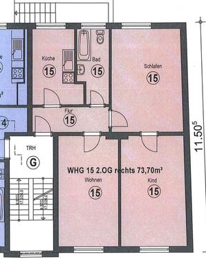 Foto - 3 Zimmer Etagenwohnung zur Miete in Fulda