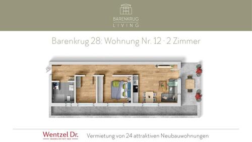 Foto - Neubauwohnung in Tonndorf – 2-Zimmer-Wohnung – gut geschnitten – Wentzel Dr.