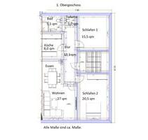 Sanierte 3-Zimmerwohnung in 90471 N-Langwasser zu vermieten - Nürnberg
