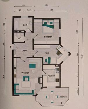 Foto - Etagenwohnung in Murrhardt zur Miete