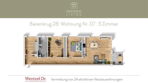 Foto - Moderne 3-Zimmer-Neubauwohnung mit Balkon in Tonndorf- Wentzel Dr.