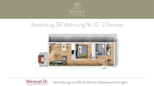 Foto - Moderne 2-Zimmer-Neubauwohnung mit Balkon – Hamburg Tonndorf- Wentzel Dr.