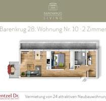 Moderne 2-Zimmer-Neubauwohnung mit Balkon – Hamburg Farmsen-Berne- Wentzel Dr.