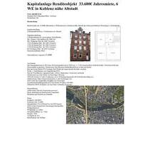 Kapitalanlage Renditeobjekt 33.600€ JM,6 WE in Koblenz Altstadt