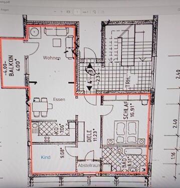 Foto - 3 Zimmer Etagenwohnung zur Miete in Barntrup
