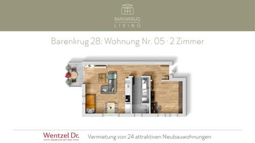 Foto - Neubau in Tonndorf: Stilvolle 2-Zimmer-Wohnung mit Balkon- Wentzel Dr.