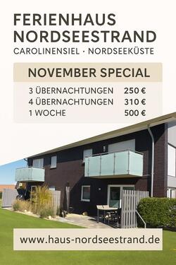 Foto - Carolinensiel November Spezial - 250,00 EUR Kaltmiete,