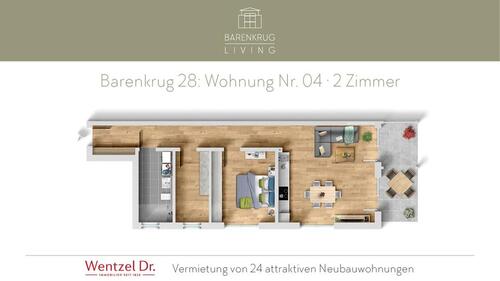 Foto - Erstbezug! 2-Zimmer-Neubauwohnung mit Terrasse in Tonndorf – Wentzel Dr.