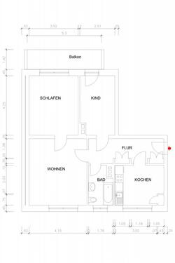 Foto - Etagenwohnung zur Miete in Chemnitz