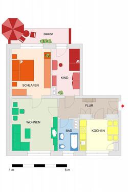 Foto - Etagenwohnung in Chemnitz