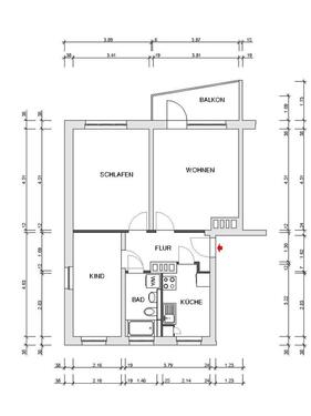 Foto - Etagenwohnung zur Miete in Chemnitz