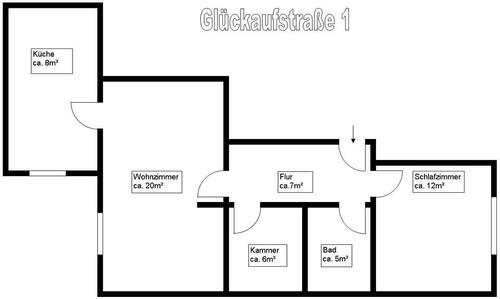 Foto - 2 Zimmer Etagenwohnung zur Miete in Weißwasser (Oberlausitz)