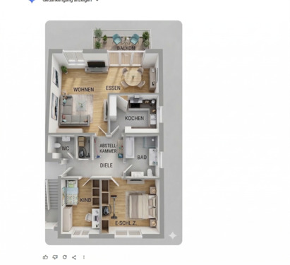 Foto - Hadamar: Helle 3-Zimmer-Wohlfühloase mit Sonnenbalkon