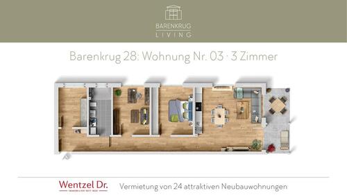 Foto - Ihr neues Zuhause: 3-Zimmer-Neubauwohnung in Hamburg–Tonndorf – Wentzel Dr.