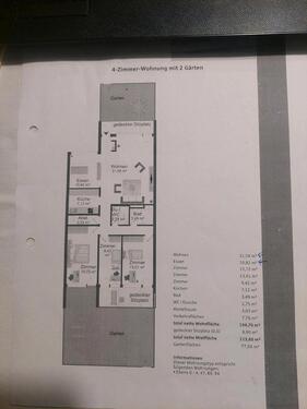 Foto - 4-Zimmer- Wohnung in Top Lage! - 1.130,00 EUR Kaltmiete, ca.  113,60 m²