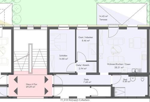 Foto - 3 Zimmer Etagenwohnung zur Miete in Külsheim