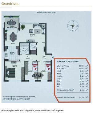 Foto - 4-Zimmer-Wohnung in Ottobrunn - 2.250,00&nbsp;EUR Kaltmiete, ca.&nbsp; 92,00&nbsp;m&sup2;
