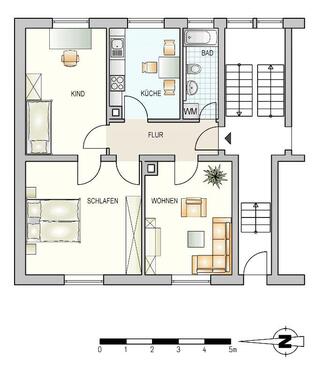 Foto - 3 Zimmer Erdgeschoßwohnung in Ulm