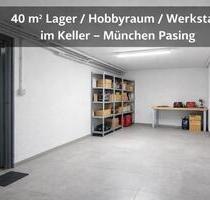 Hobbyraum Pasing ca 40m2 - 600,00&nbsp;EUR Kaltmiete, ca.&nbsp; 40,00&nbsp;m&sup2; in München (PLZ: 81241) Pasing-Obermenzing