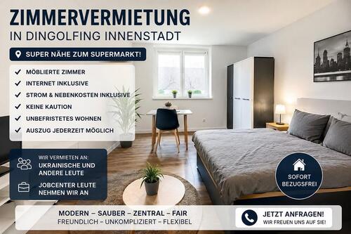 Foto - 1 Zimmer Etagenwohnung zur Miete in Dingolfing