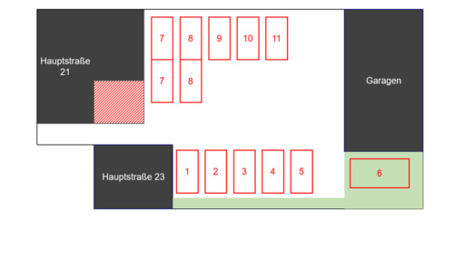 Foto - private Außenstellplätze in Hinterhof zu vermieten