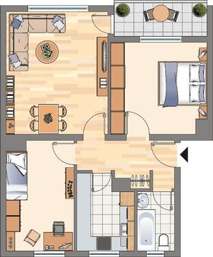 Foto - Etagenwohnung in Dortmund zur Miete