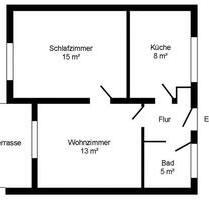 2 Zimmer EG Wohnung mit Terasse in Amorbach als Sanierungsobjekt - Neckarsulm