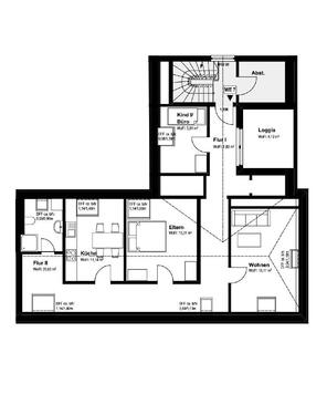 Foto - 3 Zimmer Dachgeschoßwohnung zur Miete in Georgsmarienhütte