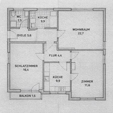 Foto - 3 Zimmer Erdgeschoßwohnung in Stegen