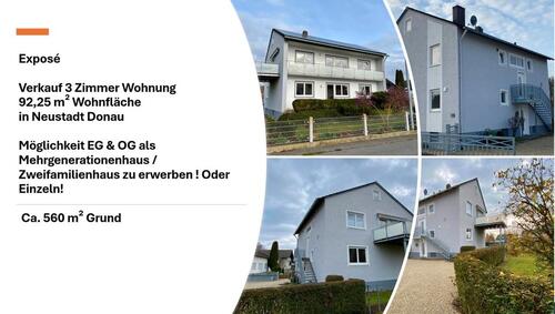 Foto - 3 Zimmer Eigentumswohnung EG 92,8 m² teilsaniert ca. 120m² Garten