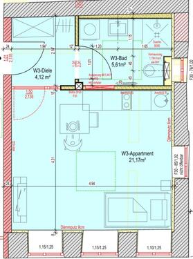 Foto - 1 Zimmer Erdgeschoßwohnung zur Miete in Nördlingen