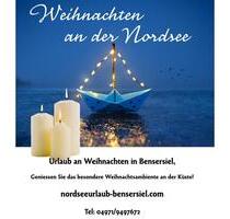 Weihnachten Nordsee FeWo Bensersiel auch mit Hund - Esens